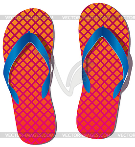 Vector  flip-flops - vector clip art