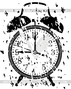 Vector  alarm clock - vector clip art