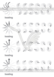 Loader progress bar - vector image