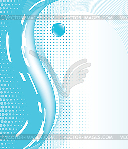 Abstract blue background - vector clip art