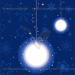 Ball for xmas tree - vector clipart