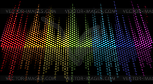 Color scale equalizer - vector clip art