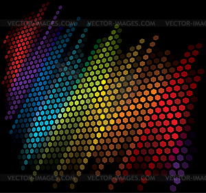 Color scale equalizer - vector clipart