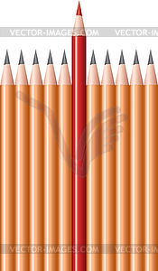  pencils - vector image