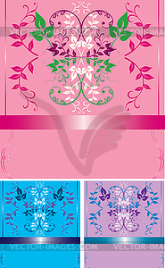 Floral frame - vector clipart