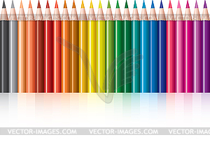 Colored pencils - vector image