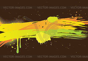 Watercolor abstract on dark background - vector clipart / vector image