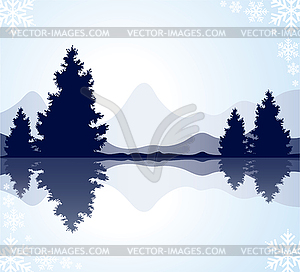 Fir-trees - vector image