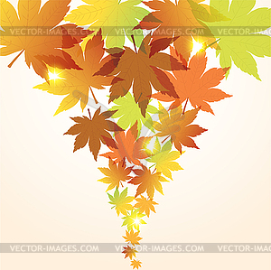 Abstract fall background - vector image