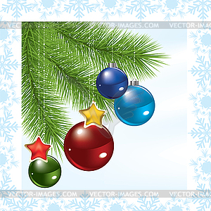 Christmas decoration - vector image