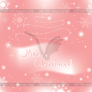 Abstract christmas background - royalty-free vector clipart