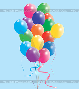 Colorful balloons - vector clip art