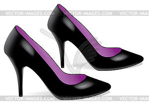 Туфли на каблуках - клипарт в векторе / векторное изображение