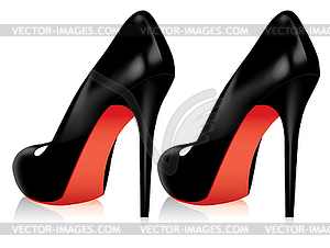 High heel shoes - vector EPS clipart