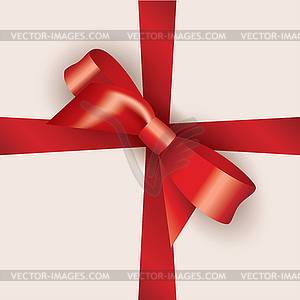 Bow and ribbon - vector clip art