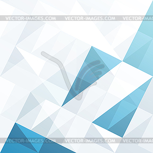 Abstract geometrical background with blue - vector clipart