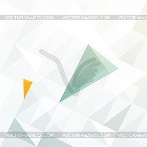 Background of triangles - vector image