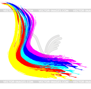 Abstract color lines - vector image