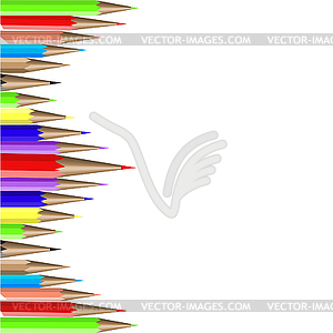 Colored pencils - vector clipart