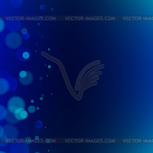 Abstract bokeh sparkles on blurred background - vector clipart / vector image