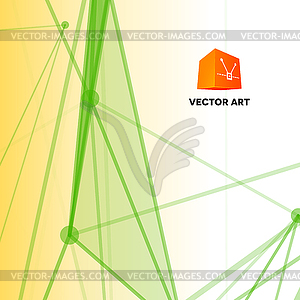 Abstract background with dotted grid - vector clipart