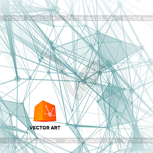 Абстрактный фон с пунктирной сетки - векторное изображение клипарта