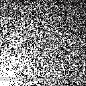 Stochastic raster halftone gradient print - vector clipart