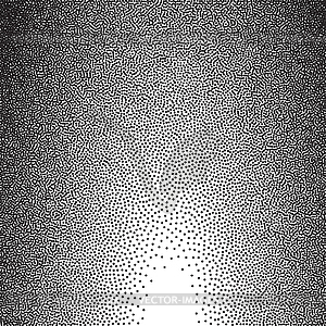 Stochastic raster halftone gradient print - vector image