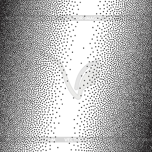 Stochastic raster halftone gradient print - vector clipart