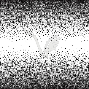 Стохастический растр полутонов градиент печати - черно-белый векторный клипарт
