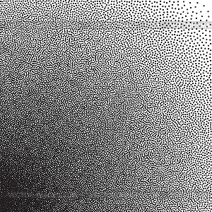Stochastic raster halftone gradient print - vector image