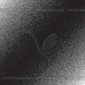 Stochastic raster halftone gradient print - vector clip art