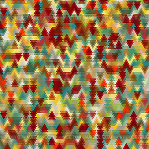 Abstract background with triangular pattern - vector image