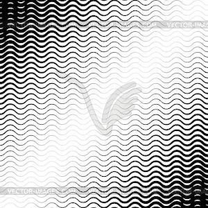 Background with gradient of black and white wave - vector clip art