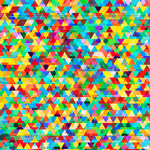 Abstract background with triangular pattern - vector image