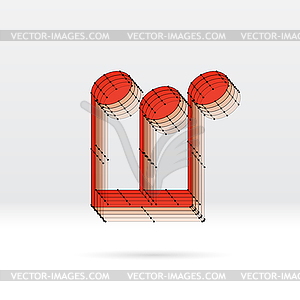 Transparent music note with dotted scheme - vector EPS clipart