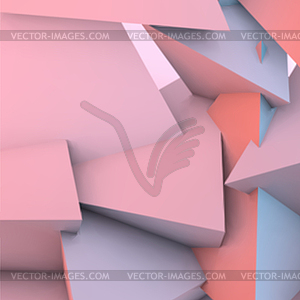 Abstract background with rose quartz and serenity - vector image
