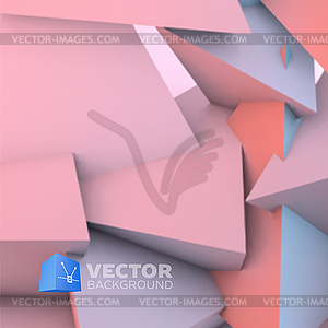 Abstract background with rose quartz and serenity - vector image