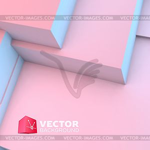 Abstract background with rose quartz and serenity - vector clipart