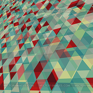 Abstract background with triangular pattern - color vector clipart