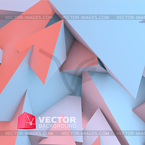 Abstract background with rose quartz and serenity - vector image