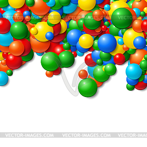 Background frame with scatterd messy glowing - vector clipart / vector image