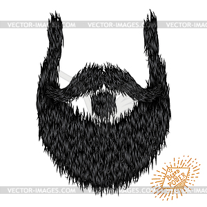 beard vector art