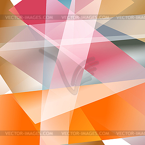 Абстрактный фон с красочными перекрывающихся слоев - векторный дизайн