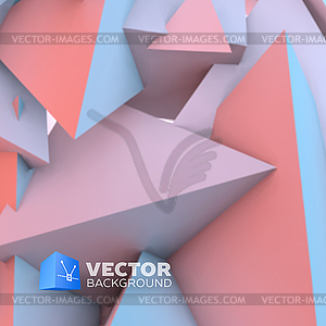 Abstract background with rose quartz and serenity - vector image