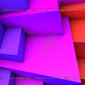 Abstract background with blue gradient overlapping - vector clipart
