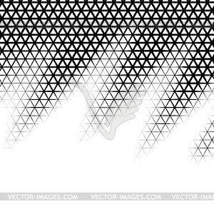 Background with gradient of triangle shaped cells - vector clipart