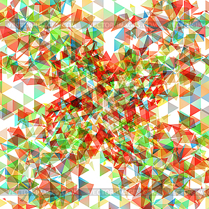 Abstract background with messy polygon shapes - vector image