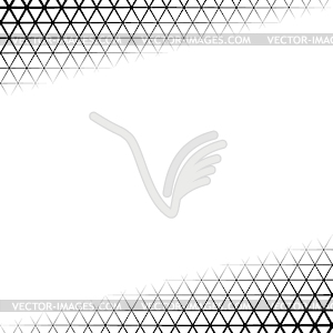 Background with gradient of triangle shaped cells - vector clip art