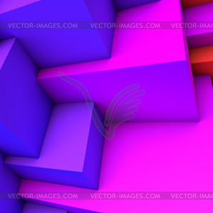 Abstract background with purple gradient overlappin - color vector clipart